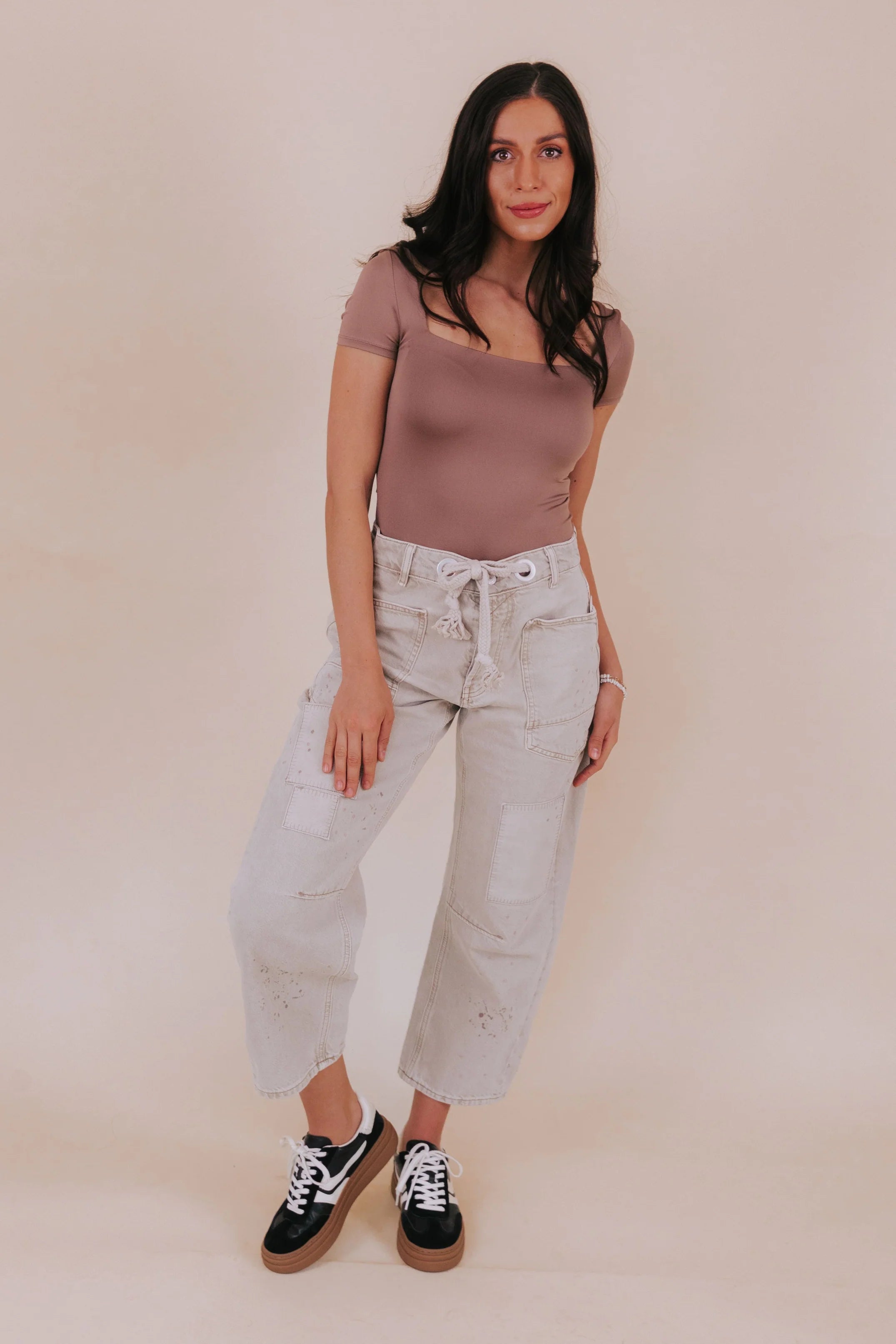 On Barrel Jeans - 2 Colors!