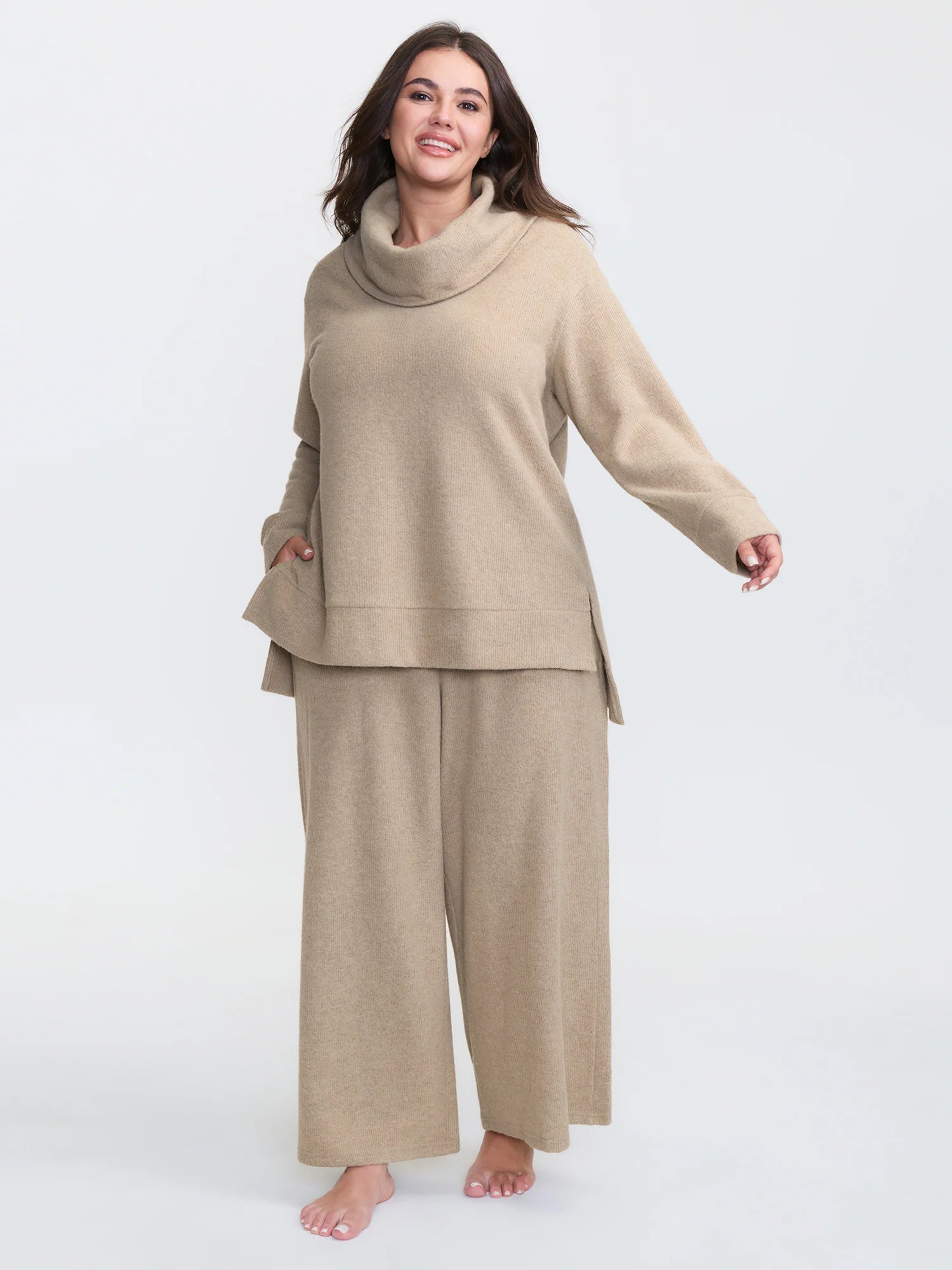 Turtleneck Snuggle-Worthy Loungewear Set