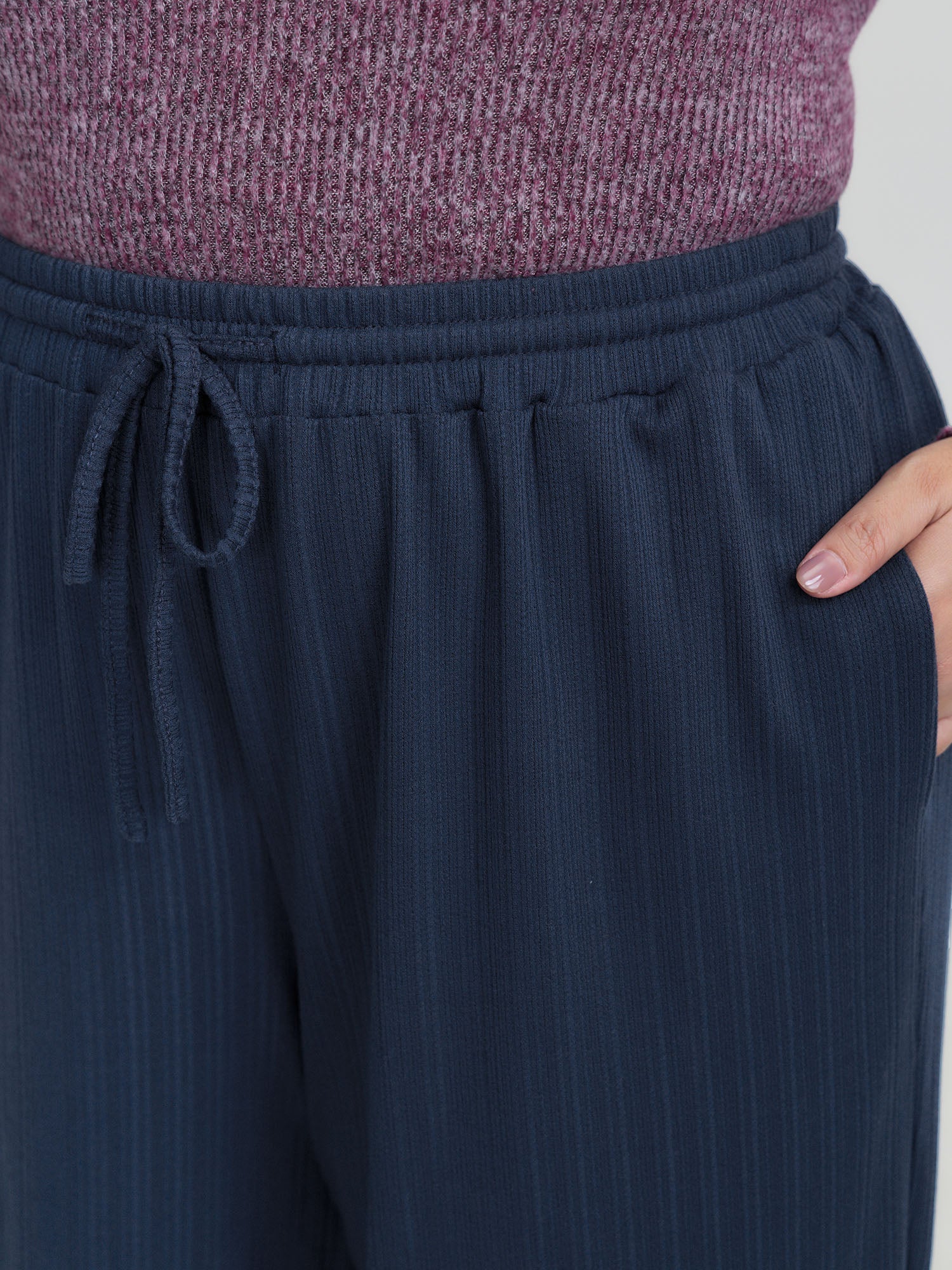 Drawstring Waist Cozy Lounge Bottoms